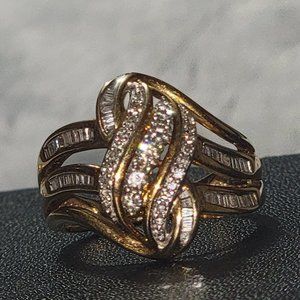 Diamond Swirl ring